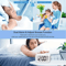 Smart Digital Alarm Clock With LCD Display Temperature Calendar LED Backlight 12