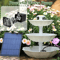 DIY Solar Bird Bath Fountain Detachable Solar Water Fountain Pump For Garden Decor 1