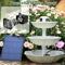 DIY Solar Bird Bath Fountain Detachable Solar Water Fountain Pump For Garden Decor 8