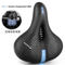Reflective Wide Bike Saddle Shock Absorbing Breathable Bicycle Seat For Road MTB 1
