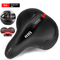 Reflective Wide Bike Saddle Shock Absorbing Breathable Bicycle Seat For Road MTB 5