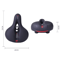 Reflective Wide Bike Saddle Shock Absorbing Breathable Bicycle Seat For Road MTB 10