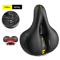 Reflective Wide Bike Saddle Shock Absorbing Breathable Bicycle Seat For Road MTB 7