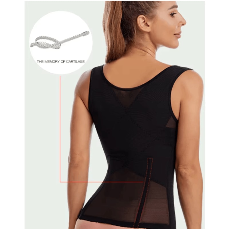 Womens Waist Trainer Corset Postpartum Tummy Control Body Shaper Slimming Shapewear 5