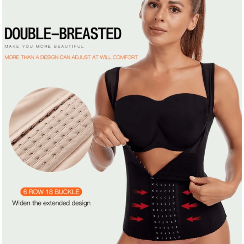 Womens Waist Trainer Corset Postpartum Tummy Control Body Shaper Slimming Shapewear 6