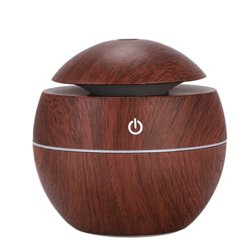 Wood Grain Ultrasonic Humidifier Essential Oil Aroma Diffuser Cool Mist For Bedroom 1