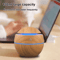 Wood Grain Ultrasonic Humidifier Essential Oil Aroma Diffuser Cool Mist For Bedroom 5