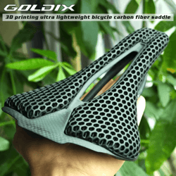 goldix carbon bike saddle – ultralight 3d printed racing bicycle seat