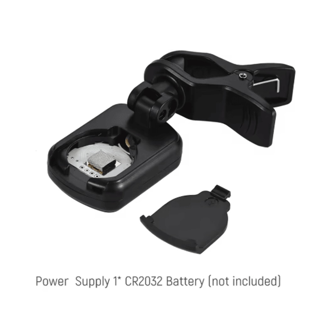 AROMA AT01A ClipOn Guitar Tuner Rotatable LCD Chromatic Tuner For Guitar Bass Ukulele 4