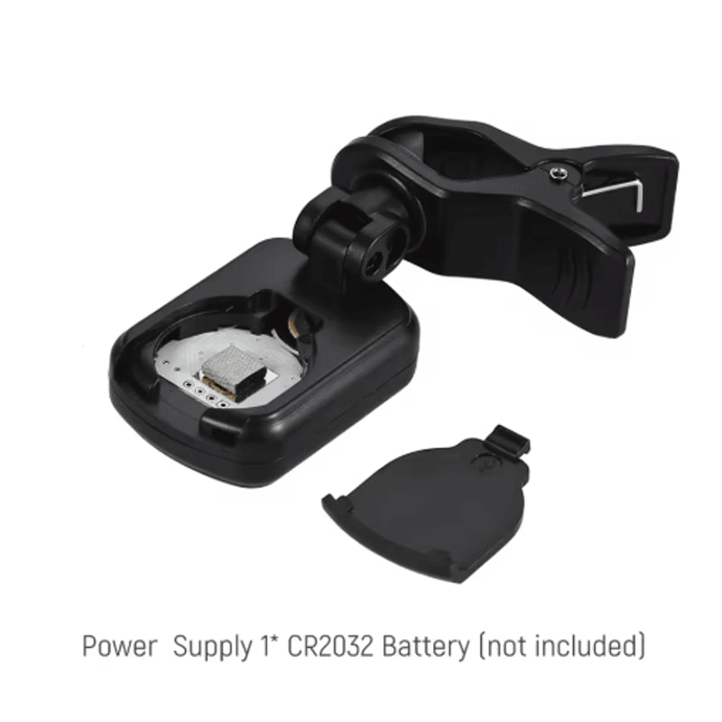 AROMA AT01A ClipOn Guitar Tuner Rotatable LCD Chromatic Tuner For Guitar Bass Ukulele 4