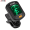 AROMA AT01A ClipOn Guitar Tuner Rotatable LCD Chromatic Tuner For Guitar Bass Ukulele 0