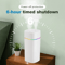 600ml Portable Humidifier USB Cool Mist Aroma Oil Diffuser With Color Night Light 4