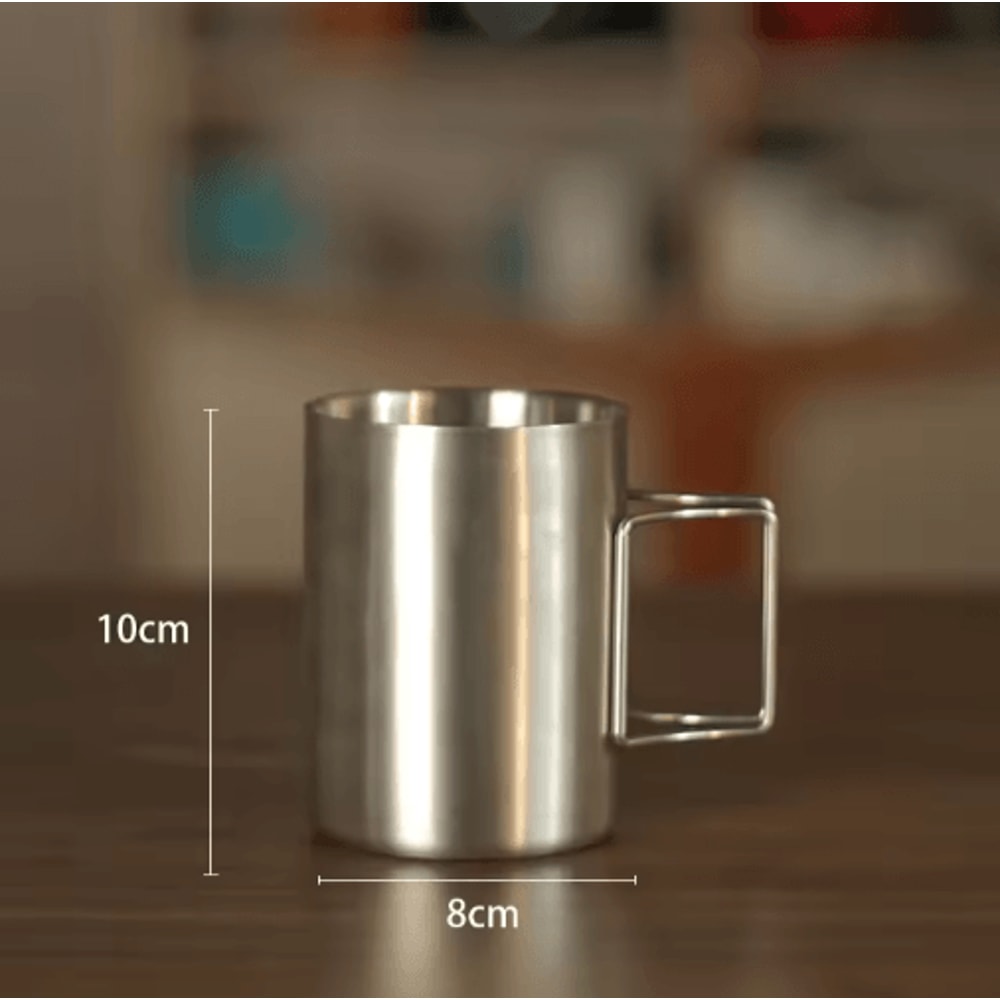 304 Stainless Steel Pour Over Coffee Filter Reusable Portable Coffee Dripper Cup 1