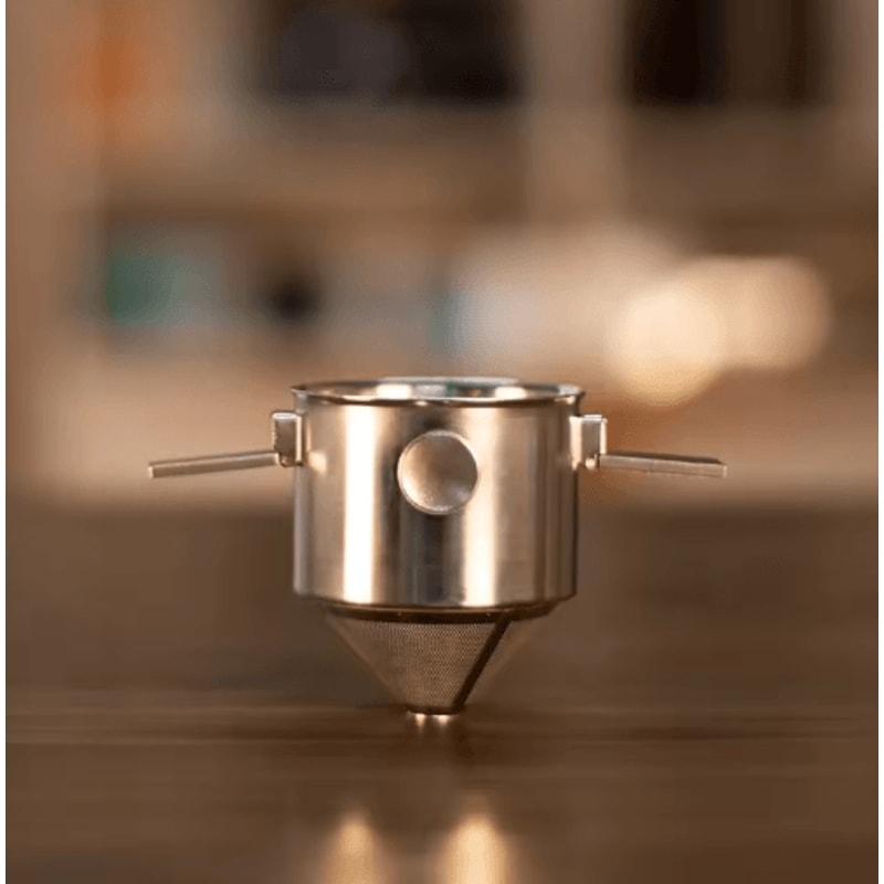 304 Stainless Steel Pour Over Coffee Filter Reusable Portable Coffee Dripper Cup 2