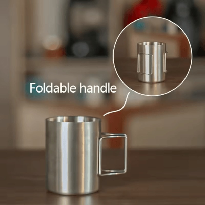 304 Stainless Steel Pour Over Coffee Filter Reusable Portable Coffee Dripper Cup 4