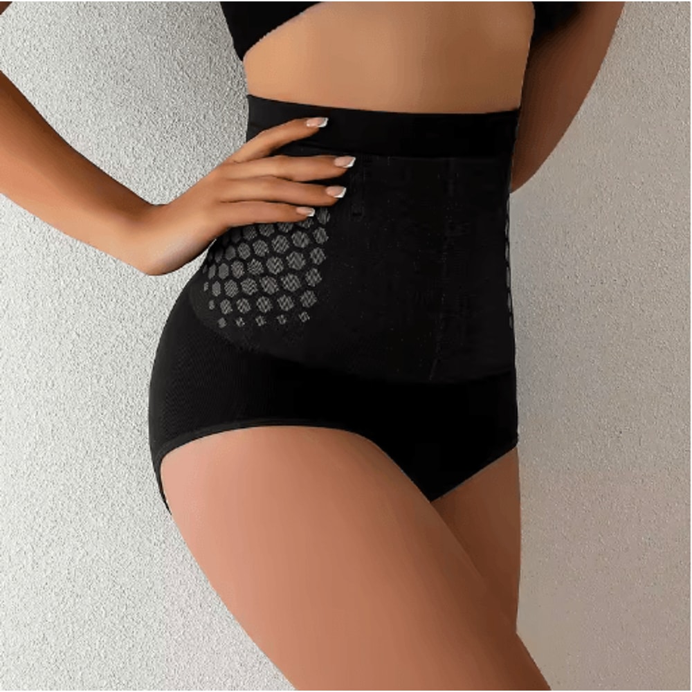 Flarixa High Waist Shaping Panties Seamless Tummy Control Body Shaping Briefs 0