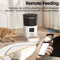 ROJECO Automatic Cat Feeder With Camera Smart WiFi Pet Feeder With Voice Recorder 3