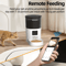ROJECO Automatic Cat Feeder With Camera Smart WiFi Pet Feeder With Voice Recorder 3