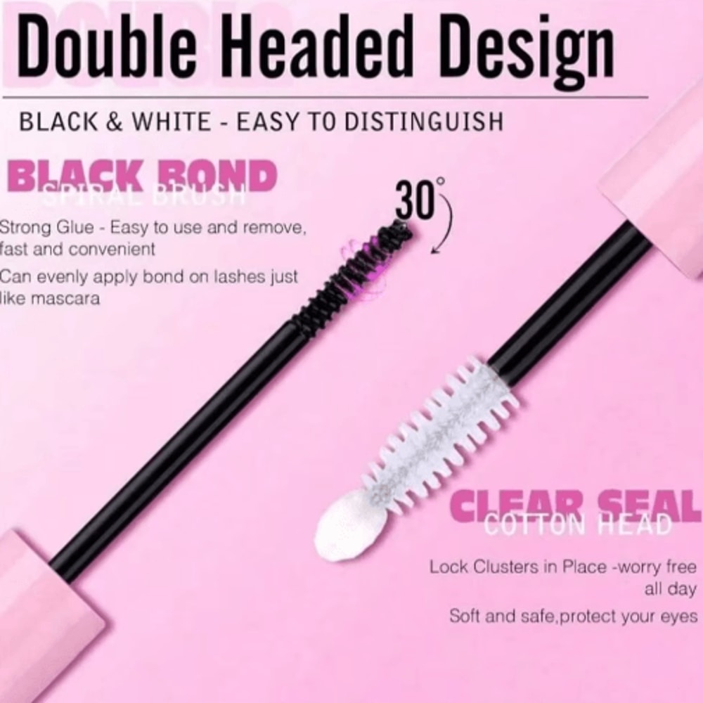 48H Eyelash Cluster Glue Long Lasting Lash Bond Seal For Extension Hold 5