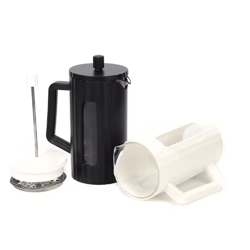 premium french press coffee maker – borosilicate glass coffee & tea press (600ml/1000ml)