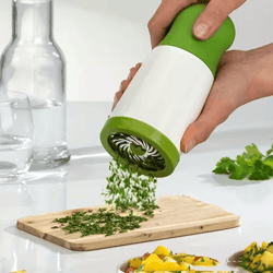 multi-function manual herb grinder – vegetable cutter & parsley herb mincer tool
