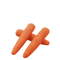 Carrot Cat Chew Toy Set Interactive AntiBite Teething Stick For Cats 3