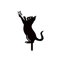 Metal Cat Garden Stake Ornament Decorative Outdoor Yard Balcony Accent 2