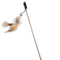 Colorful Feather Cat Teaser Wand Interactive Kitten Play Exercise Toy 2