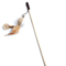 Colorful Feather Cat Teaser Wand Interactive Kitten Play Exercise Toy 2
