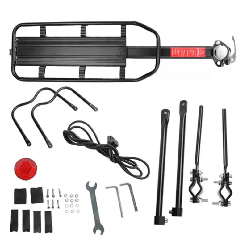 Aluminum Bike Rear Rack Carrier Quick Release Mountain Bicycle Luggage Shelf 1