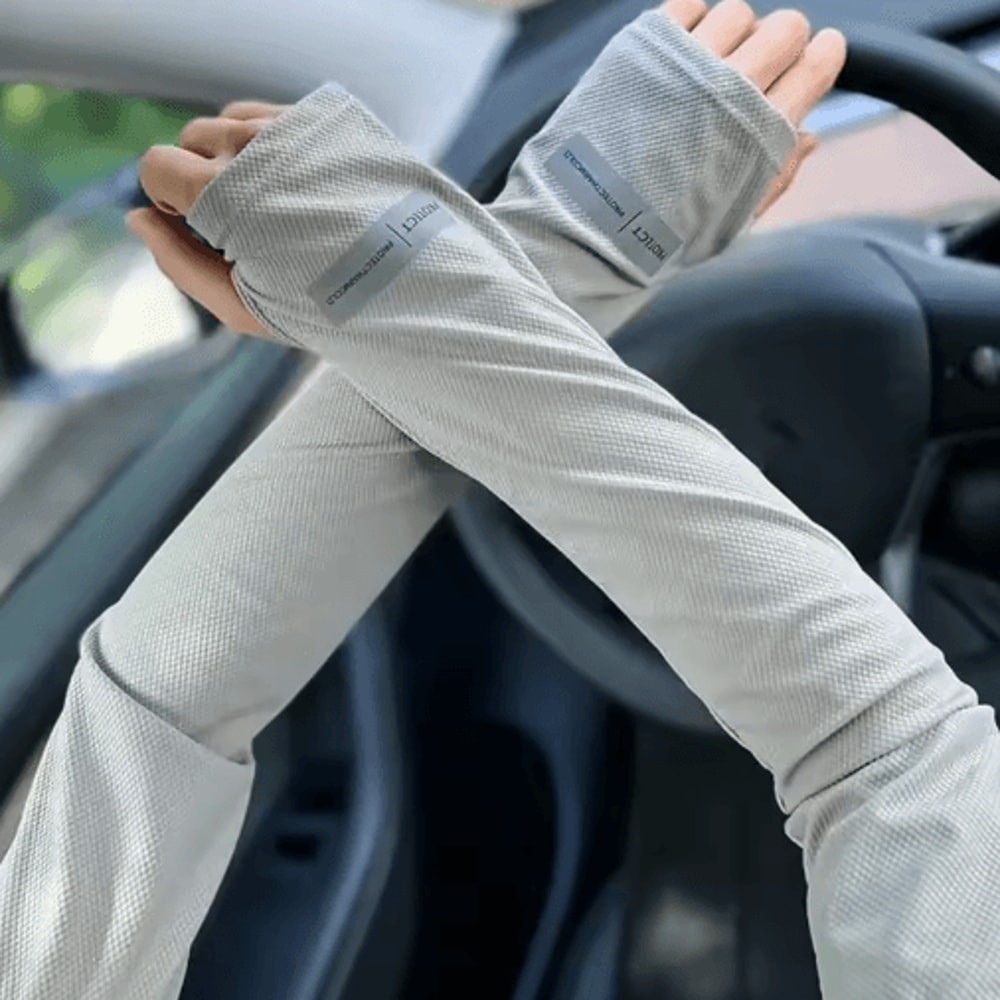 Oversized UV Protection Cooling Arm Sleeves Breathable Summer Outdoor Sun Guards 3