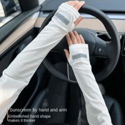 oversized uv protection cooling arm sleeves – breathable summer outdoor sun guards