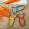 3Piece Stainless Steel Vegetable Peeler Set MultiFunction Fruit Potato Slicer Kit 0