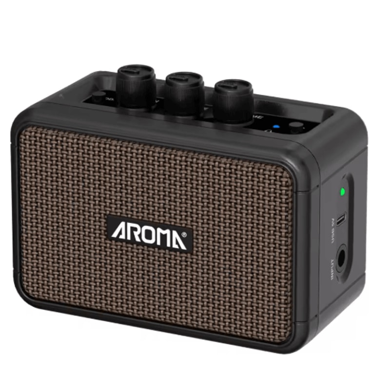 Aroma AG04 Mini Guitar Amplifier Portable Bluetooth Electric Guitar Practice Amp 0