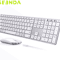 Seenda Bluetooth Keyboard And Mouse Combo MultiDevice Rechargeable Slim Wireless Set 1