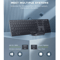 Seenda Bluetooth Keyboard And Mouse Combo MultiDevice Rechargeable Slim Wireless Set 6