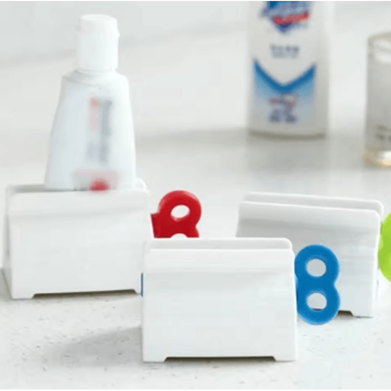 MultiFunction Toothpaste Squeezer Easy Tube Dispenser Bathroom Organizer Tool 5