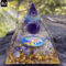Amethyst Orgonite Energy Pyramid Reiki Chakra Healing Crystal Decor 2