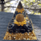 Amethyst Orgonite Energy Pyramid Reiki Chakra Healing Crystal Decor 4