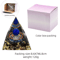 Amethyst Orgonite Energy Pyramid Reiki Chakra Healing Crystal Decor 7