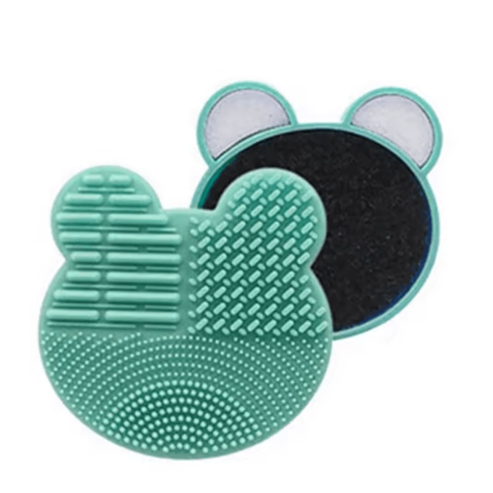 Silicone Makeup Brush Cleaner Bowl Foldable Brush Washing Scrubbing Tool 5