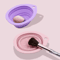 Silicone Makeup Brush Cleaner Bowl Foldable Brush Washing Scrubbing Tool 14