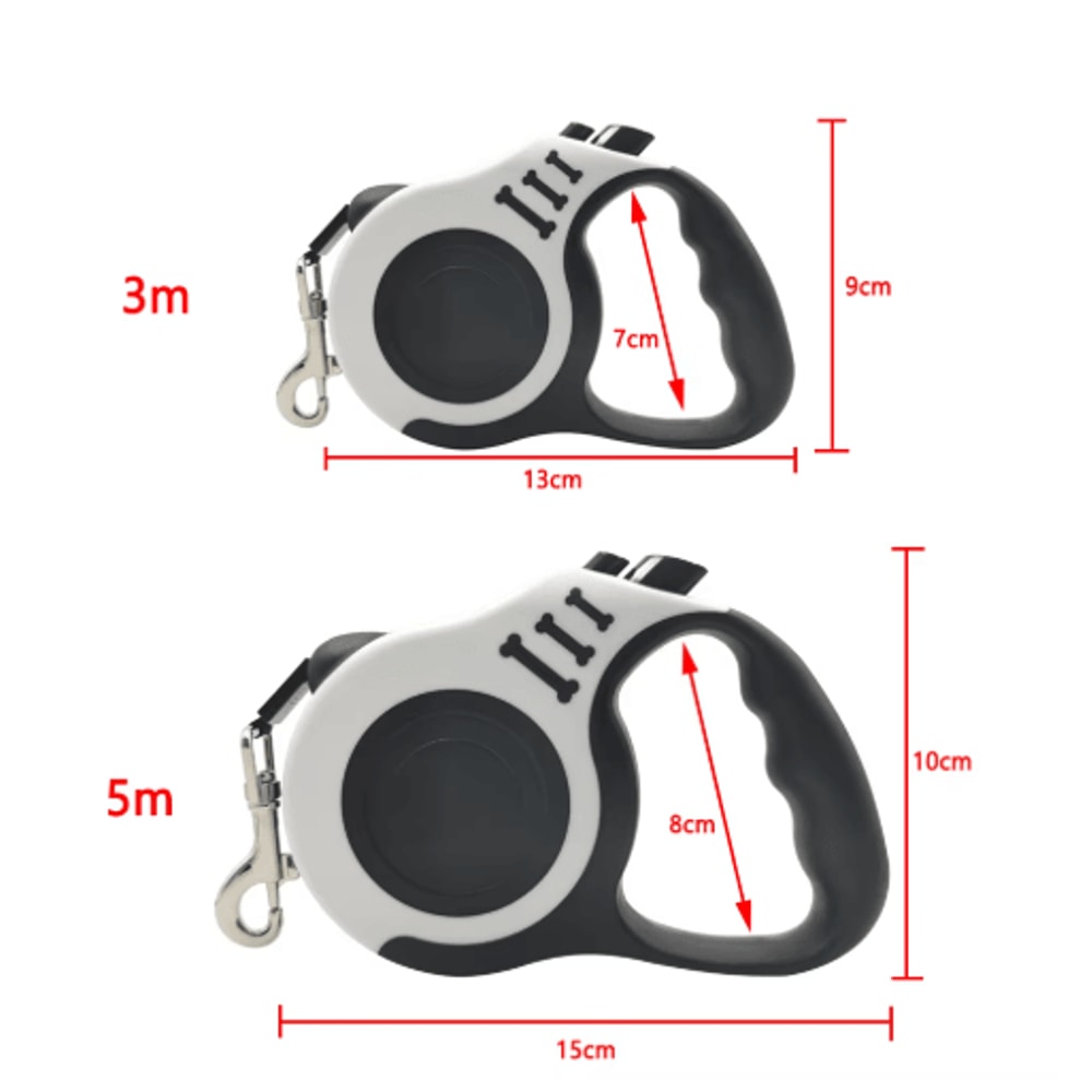 Retractable Dog Leash 3M5M Automatic Extendable Nylon Lead For Small Medium Pets 13
