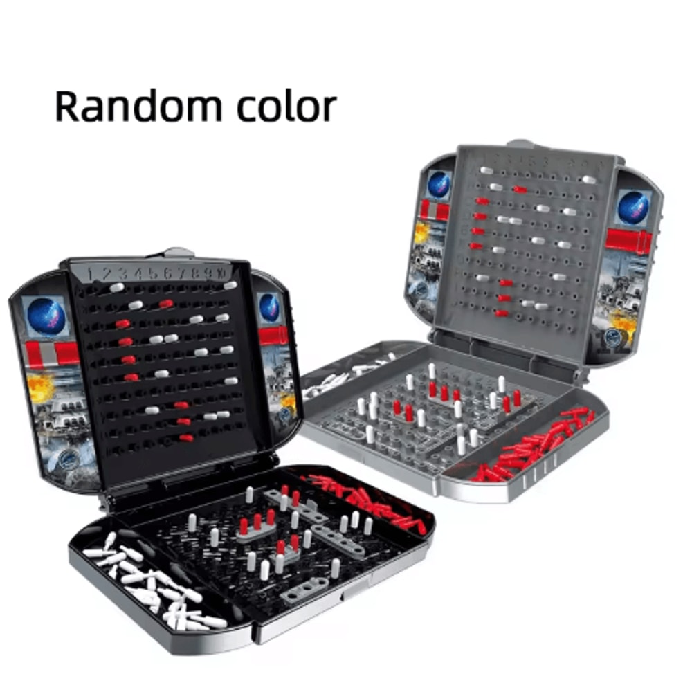 Classic Battleship Board Game Two Player Naval Combat Strategy Game For Kids 1