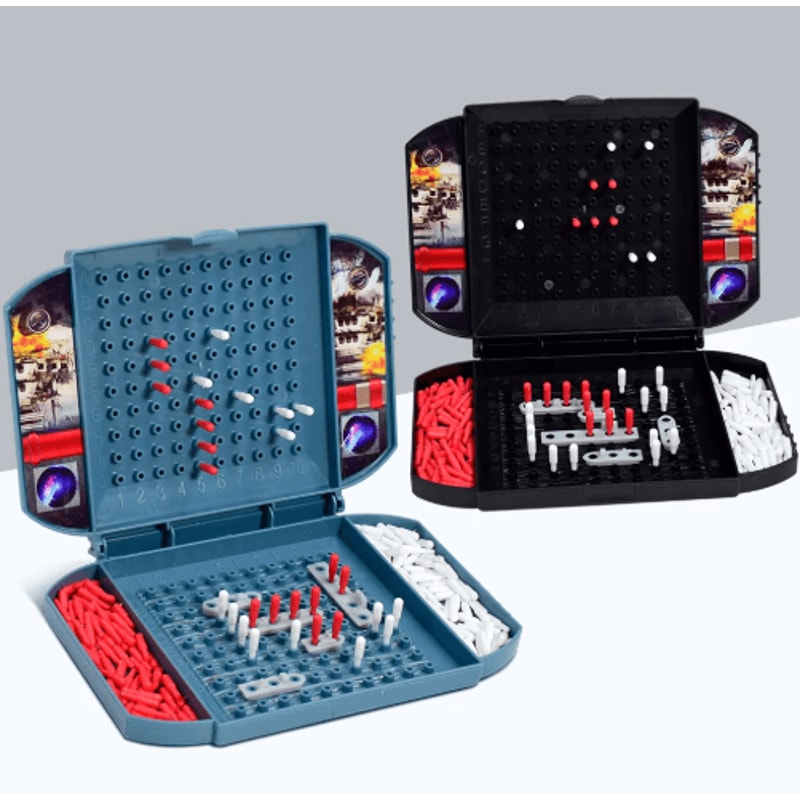 Classic Battleship Board Game Two Player Naval Combat Strategy Game For Kids 4