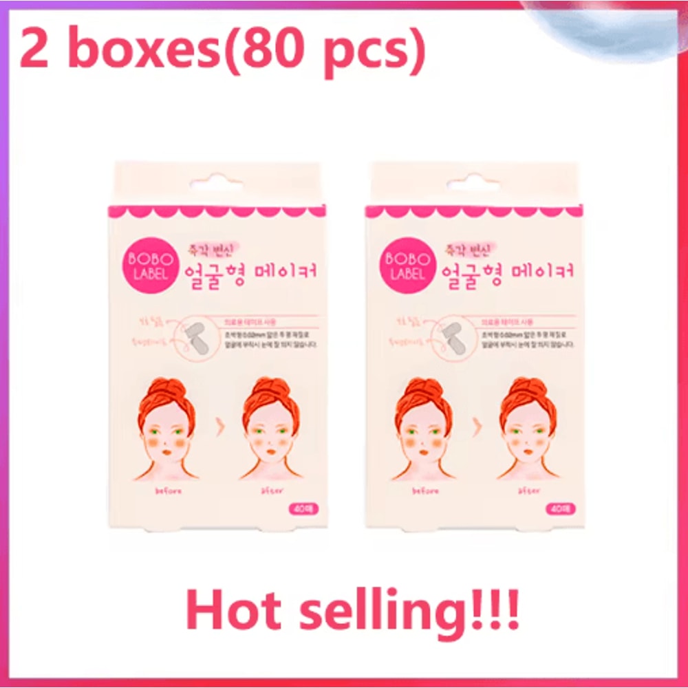 Invisible VLine Face Lifting Tape Breathable Slimming Chin Lift Stickers 40pcs 2