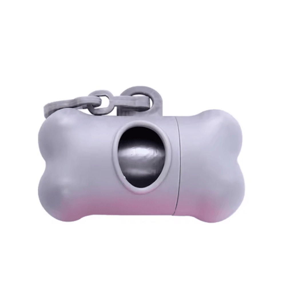 BoneShaped Dog Poop Bag Dispenser Portable Pet Waste Bag Holder With Clip 10