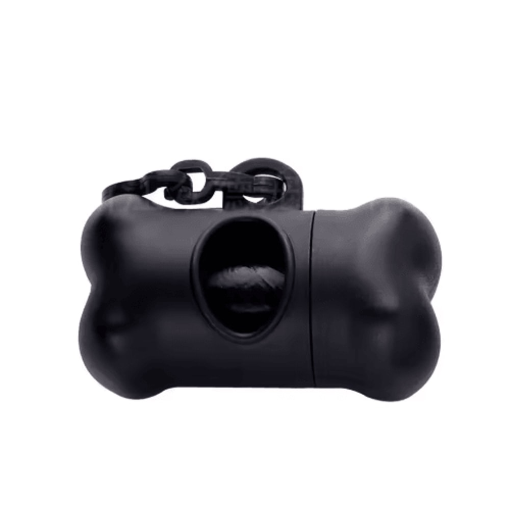 BoneShaped Dog Poop Bag Dispenser Portable Pet Waste Bag Holder With Clip 5