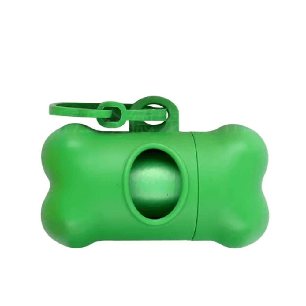 BoneShaped Dog Poop Bag Dispenser Portable Pet Waste Bag Holder With Clip 6