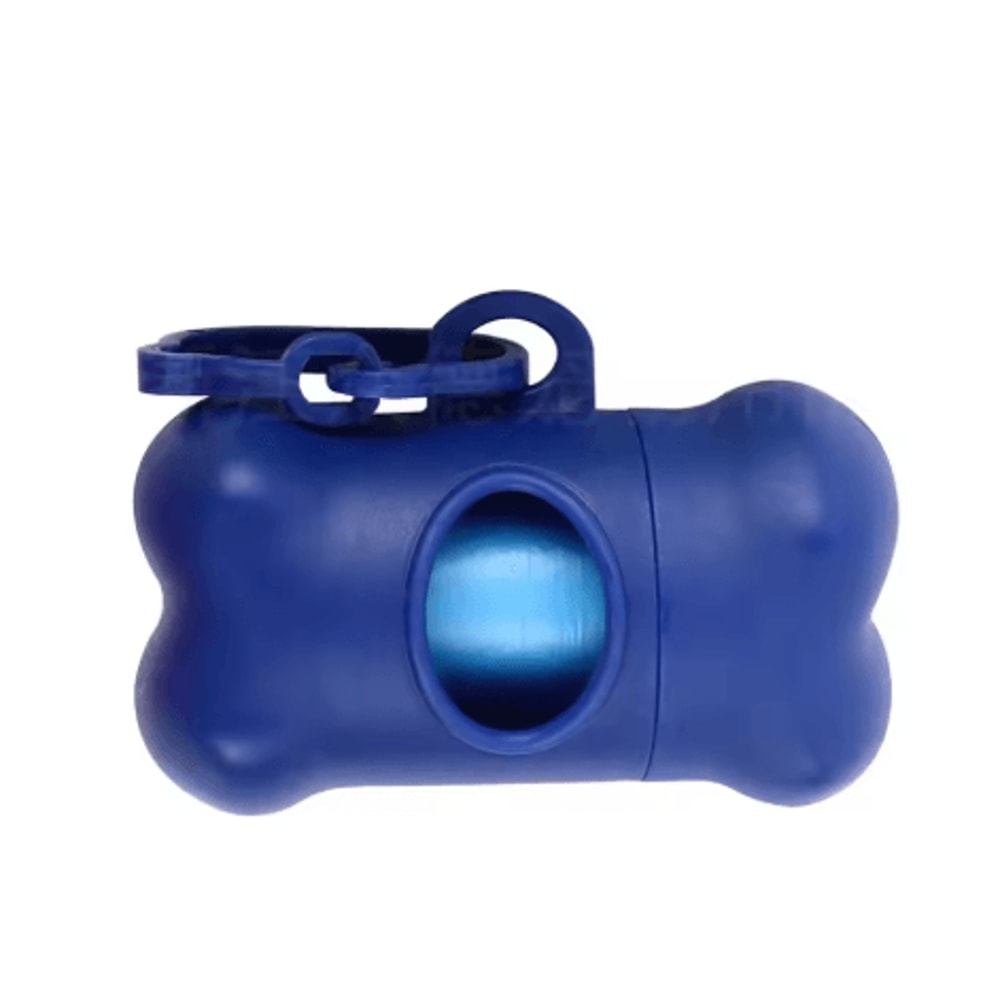 BoneShaped Dog Poop Bag Dispenser Portable Pet Waste Bag Holder With Clip 9